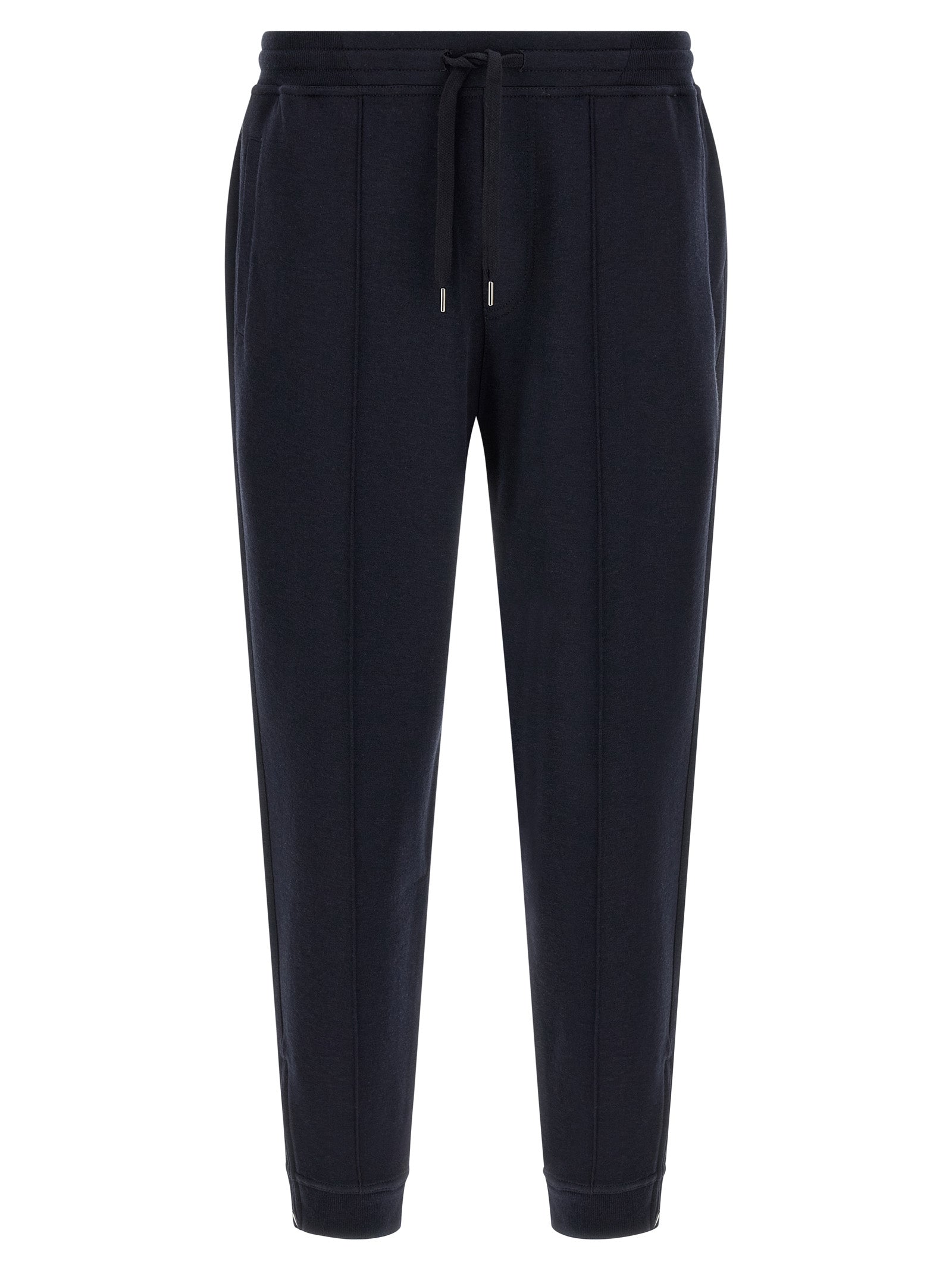 Brunello Cucinelli Blue Cotton Joggers