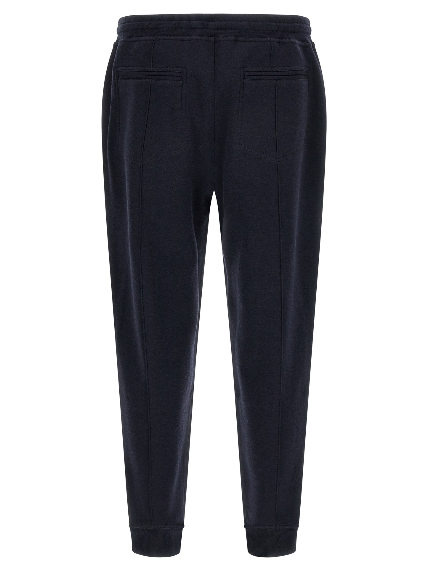 Brunello Cucinelli Blue Cotton Joggers
