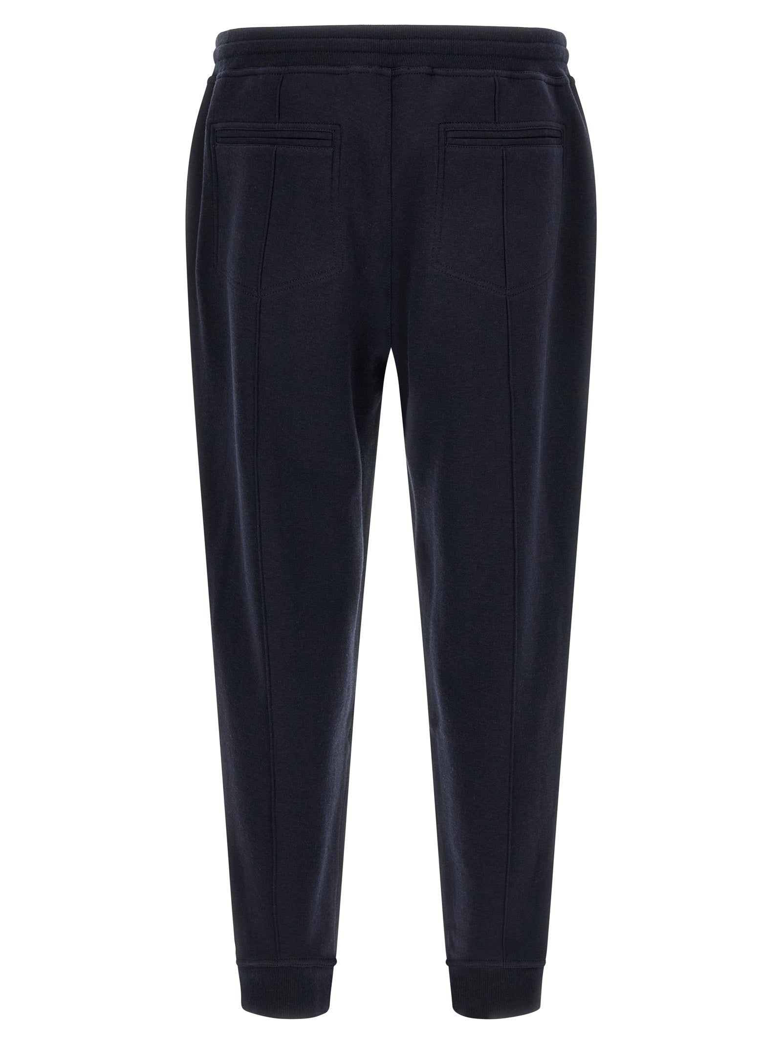 Brunello Cucinelli Blue Cotton Joggers