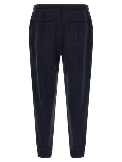 Brunello Cucinelli Blue Cotton Joggers