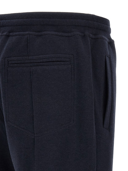 Brunello Cucinelli Blue Cotton Joggers