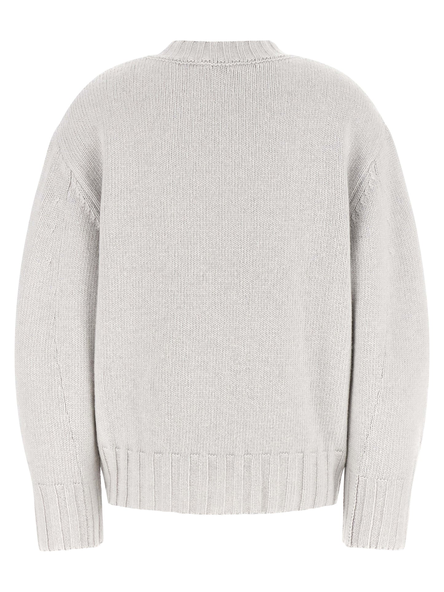 The Attico Gray Virgin Wool Cardigan IT36 | S, IT38, IT40