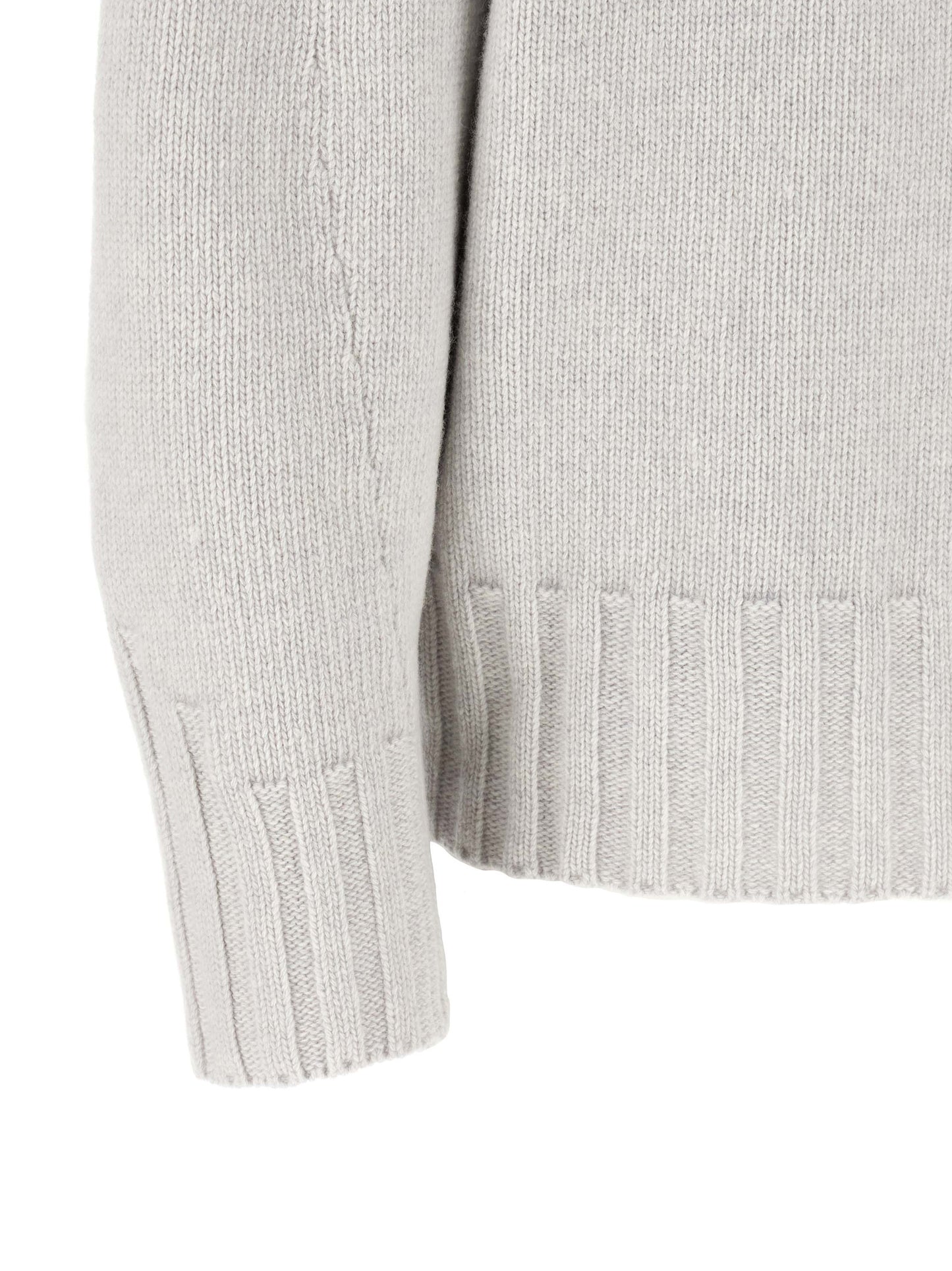 The Attico Gray Virgin Wool Cardigan IT36 | S, IT38, IT40