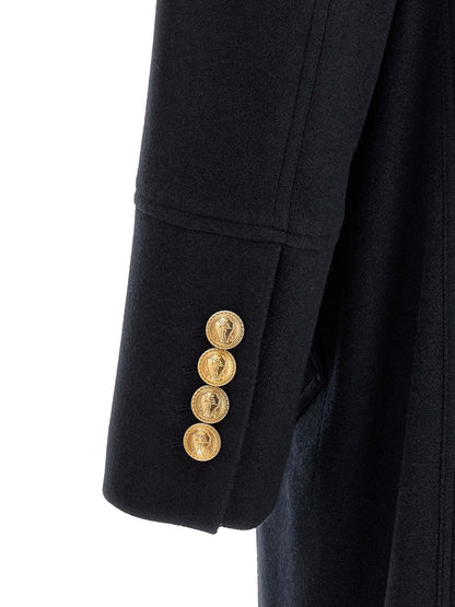 Brunello Cucinelli Blue Cashmere Coat - IT50 | L