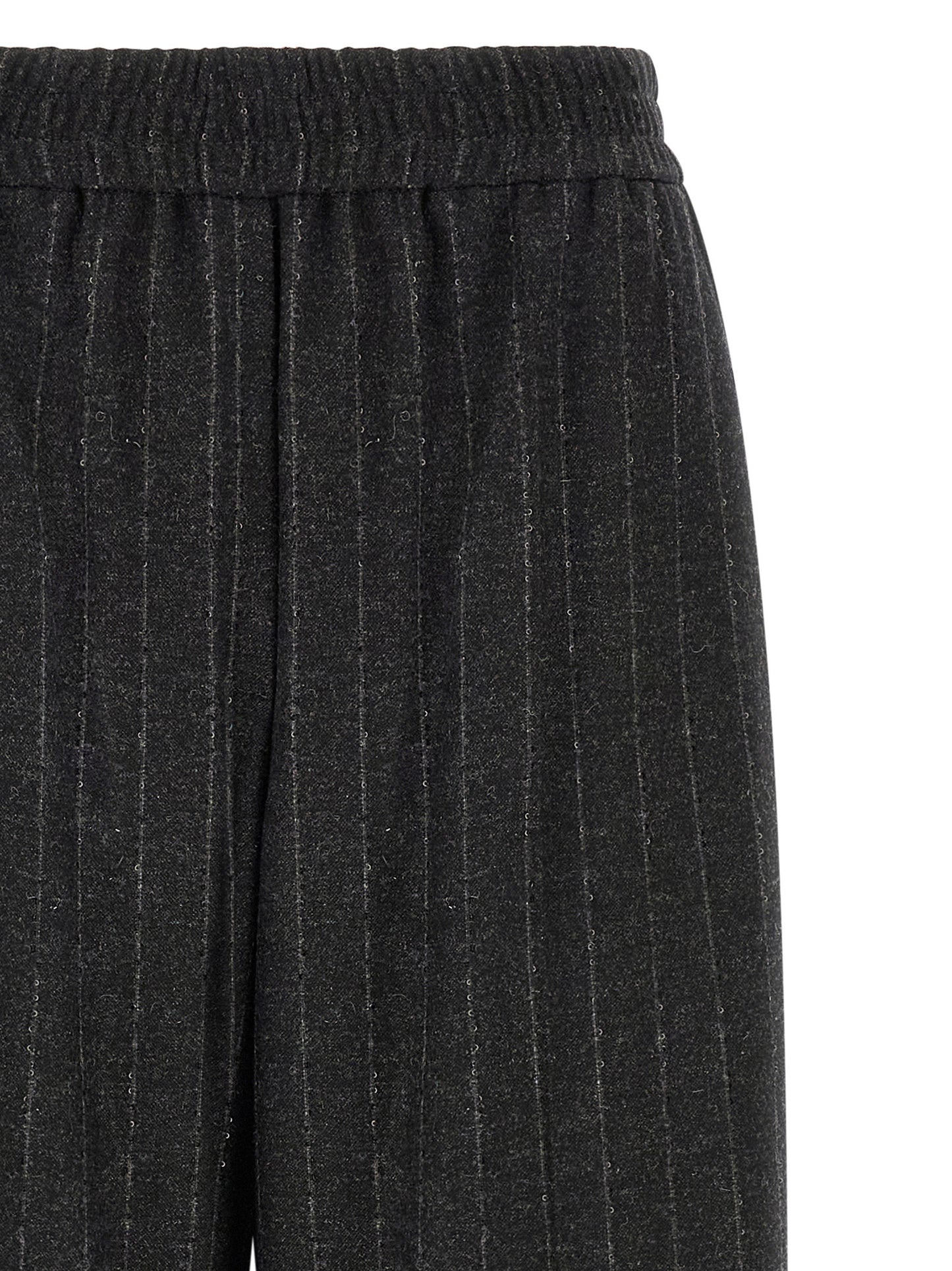 Brunello Cucinelli Gray Virgin Wool Casual Pants