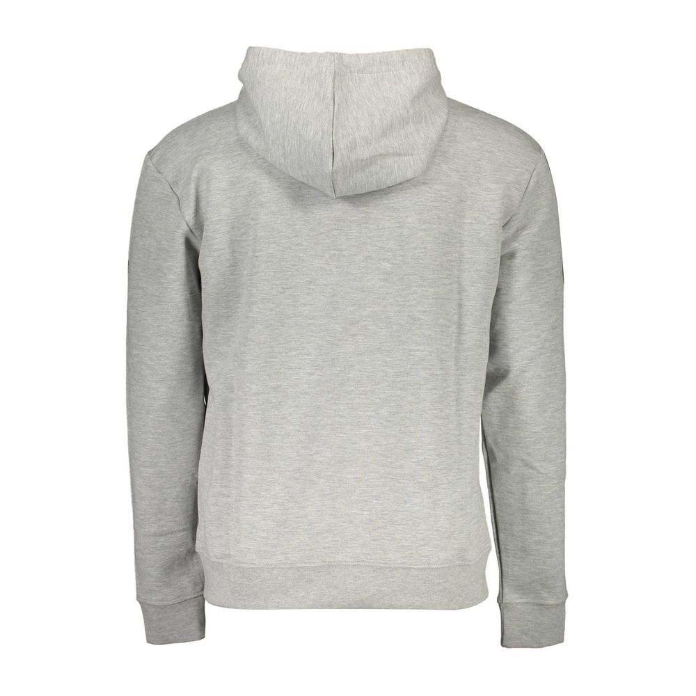 North Sails Grigio Cotton Men Sweatshirt - Grey - XL
