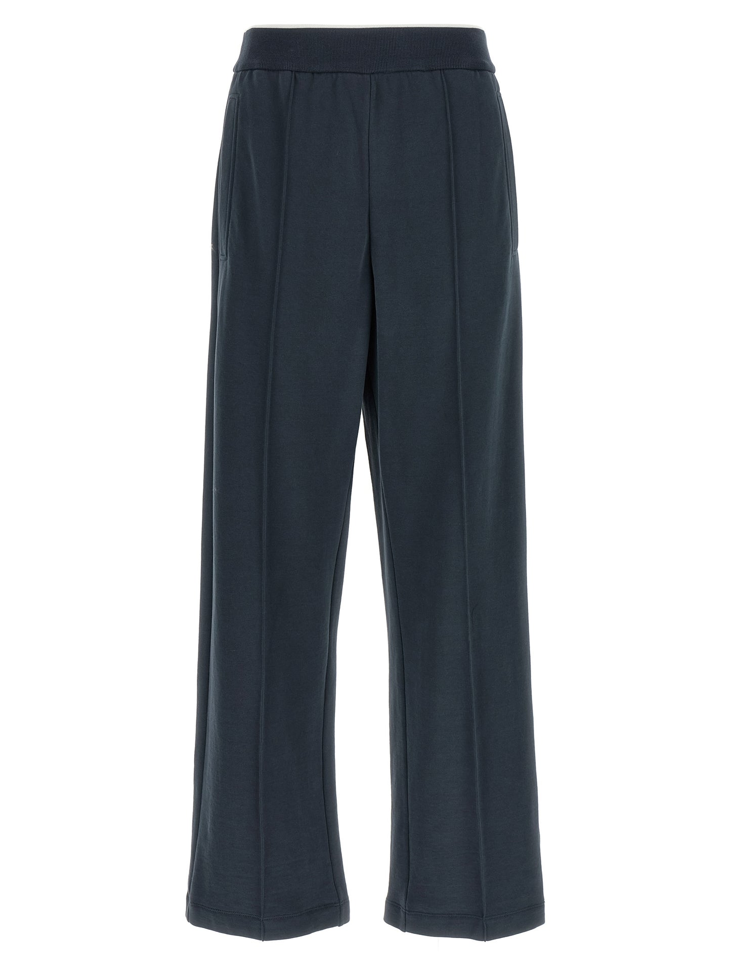 Brunello Cucinelli Blue Cotton Joggers
