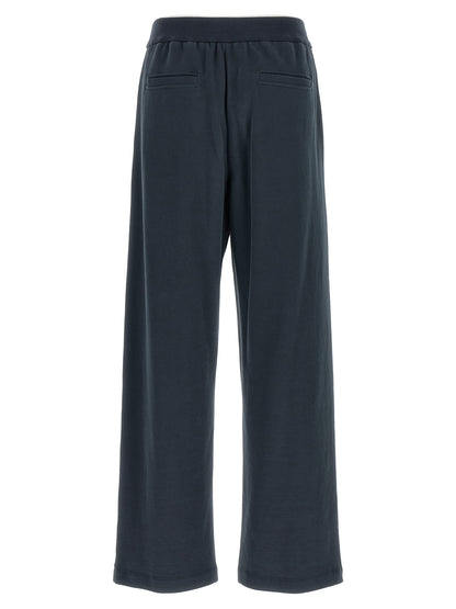 Brunello Cucinelli Blue Cotton Joggers