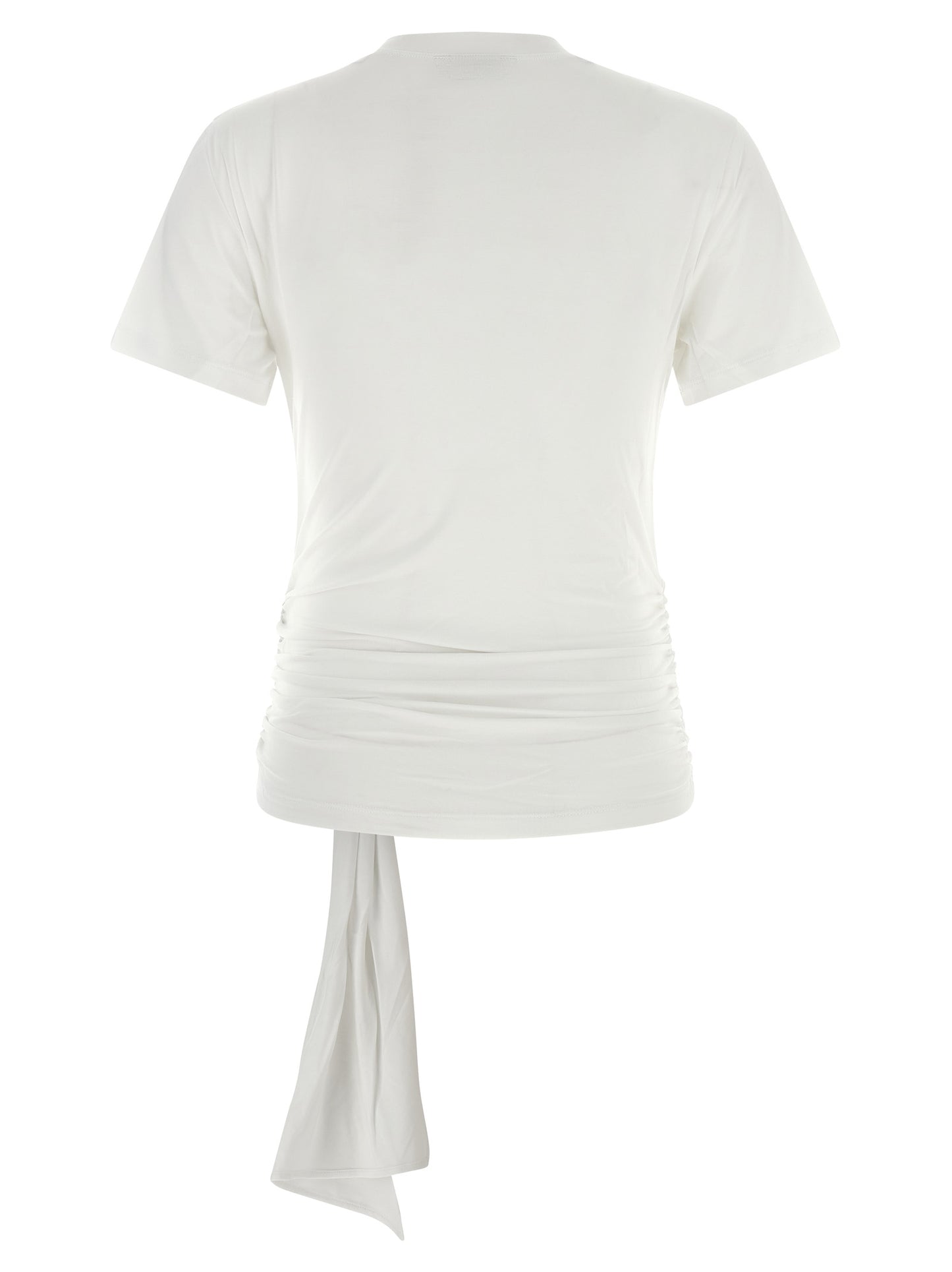 7 For All Mankind White Lyocell T-Shirt