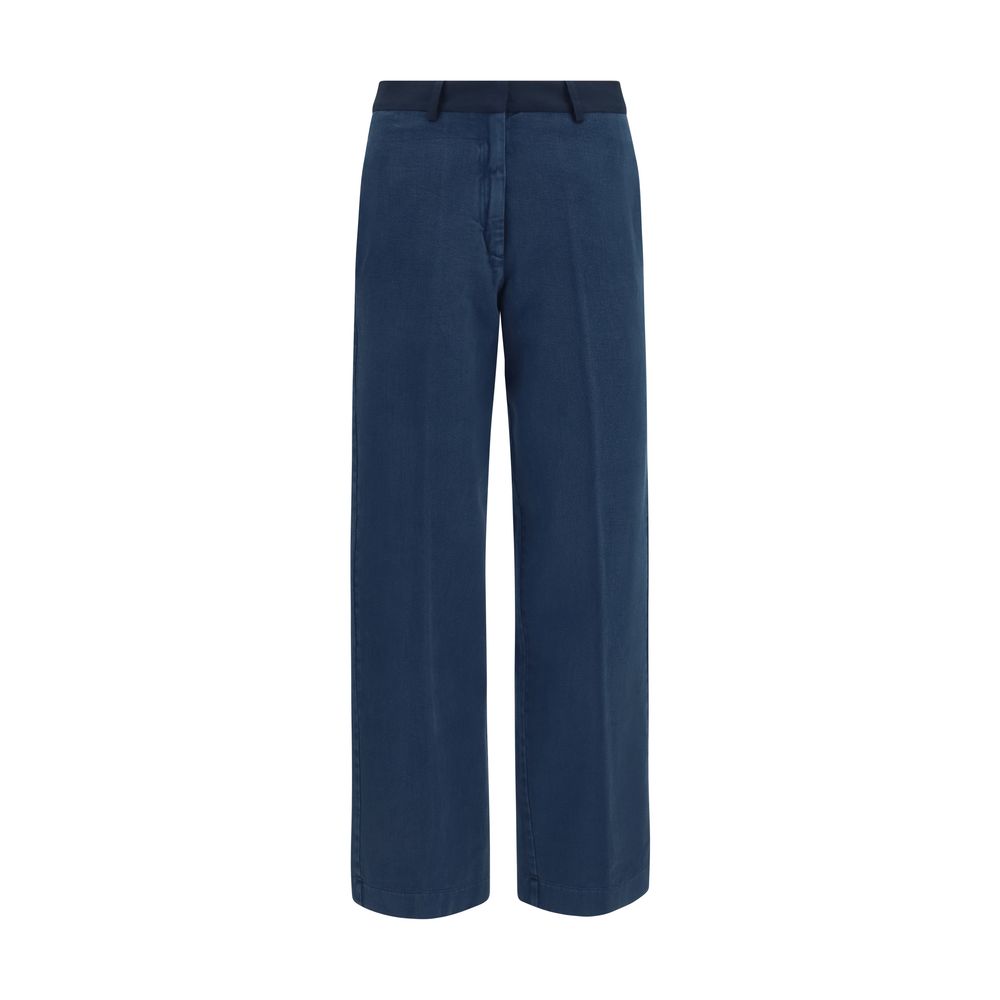 Forte_Forte Blue Cotton Chino Pants 0/XS