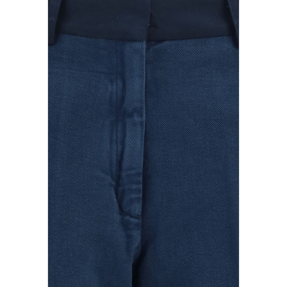 Forte_Forte Blue Cotton Chino Pants 0/XS