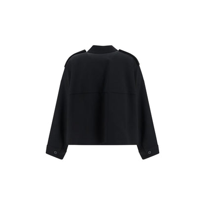 Khaite Bodine Wide-Sleeve Shirt Black M