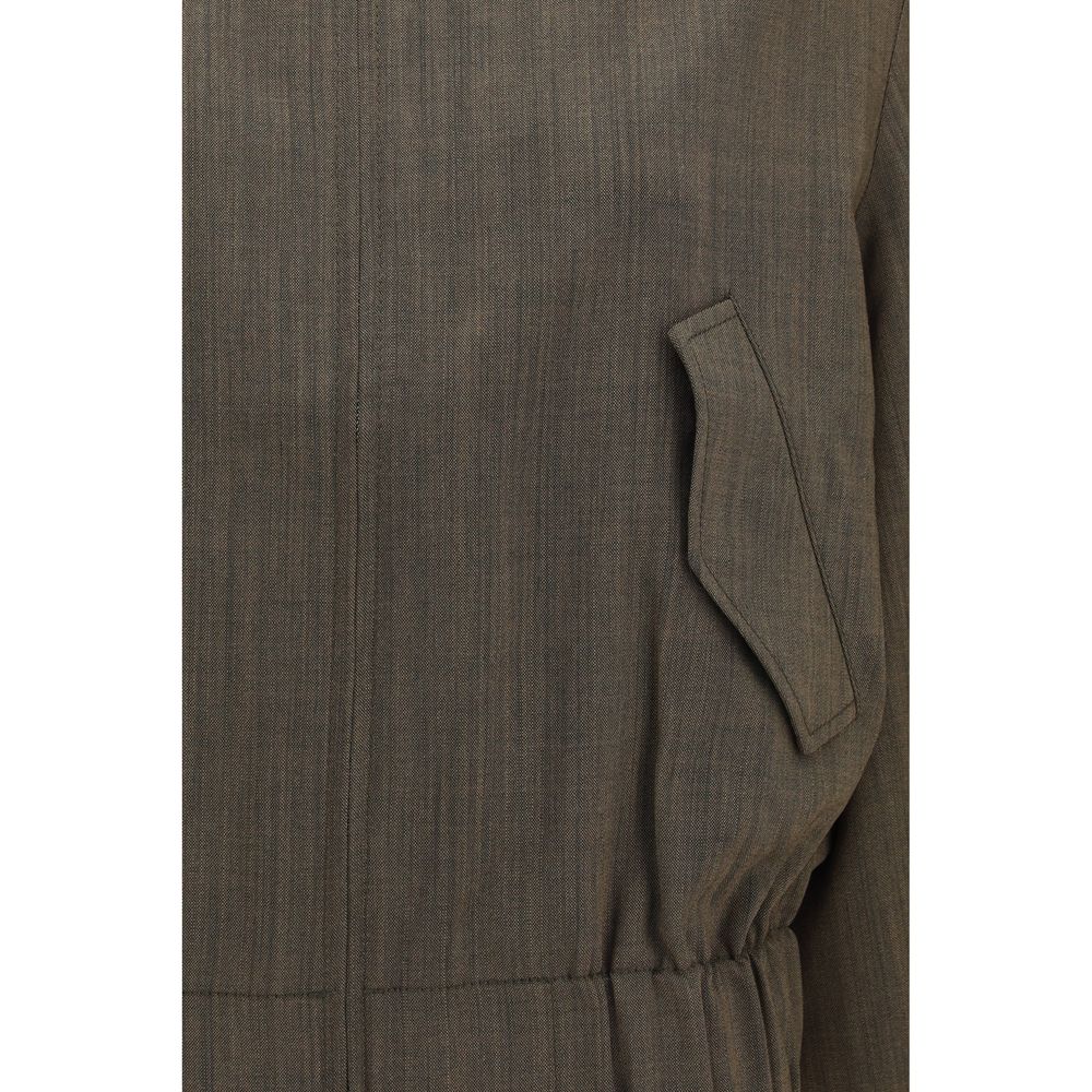 Ganni Bicolor Wool Oves Aries Bomber Jacket - XXS, XS, S