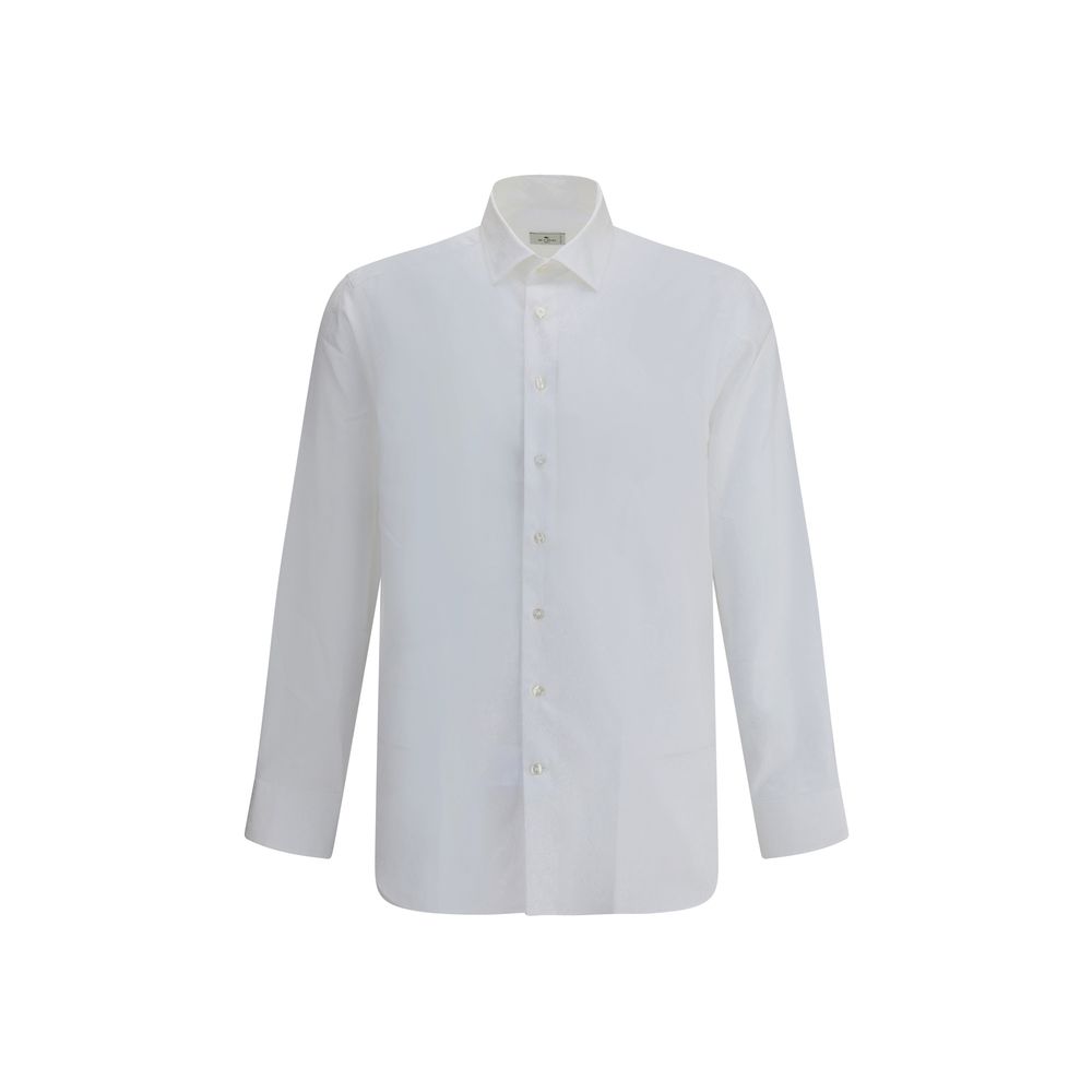 Etro White Cotton Roma Shirt