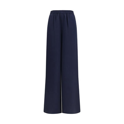 Max Mara Volonta Blue Silk Casual Pants IT40 | M, IT42 | L