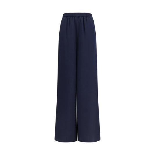 Max Mara Volonta Blue Silk Casual Pants IT40 | M, IT42 | L