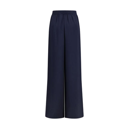 Max Mara Volonta Blue Silk Casual Pants IT40 | M, IT42 | L