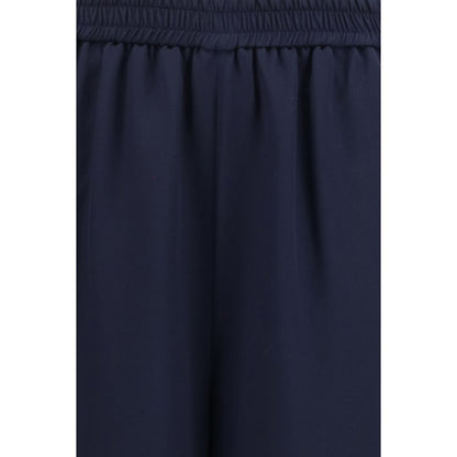 Max Mara Volonta Blue Silk Casual Pants IT40 | M, IT42 | L