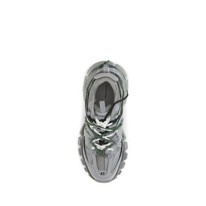 Balenciaga Track Trail Laces Sneakers - Gray Polyethylene Athletic Sneakers