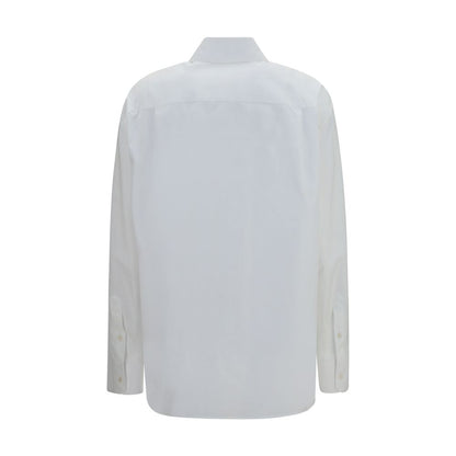 Dolce & Gabbana White Cotton Dress Shirt for Women