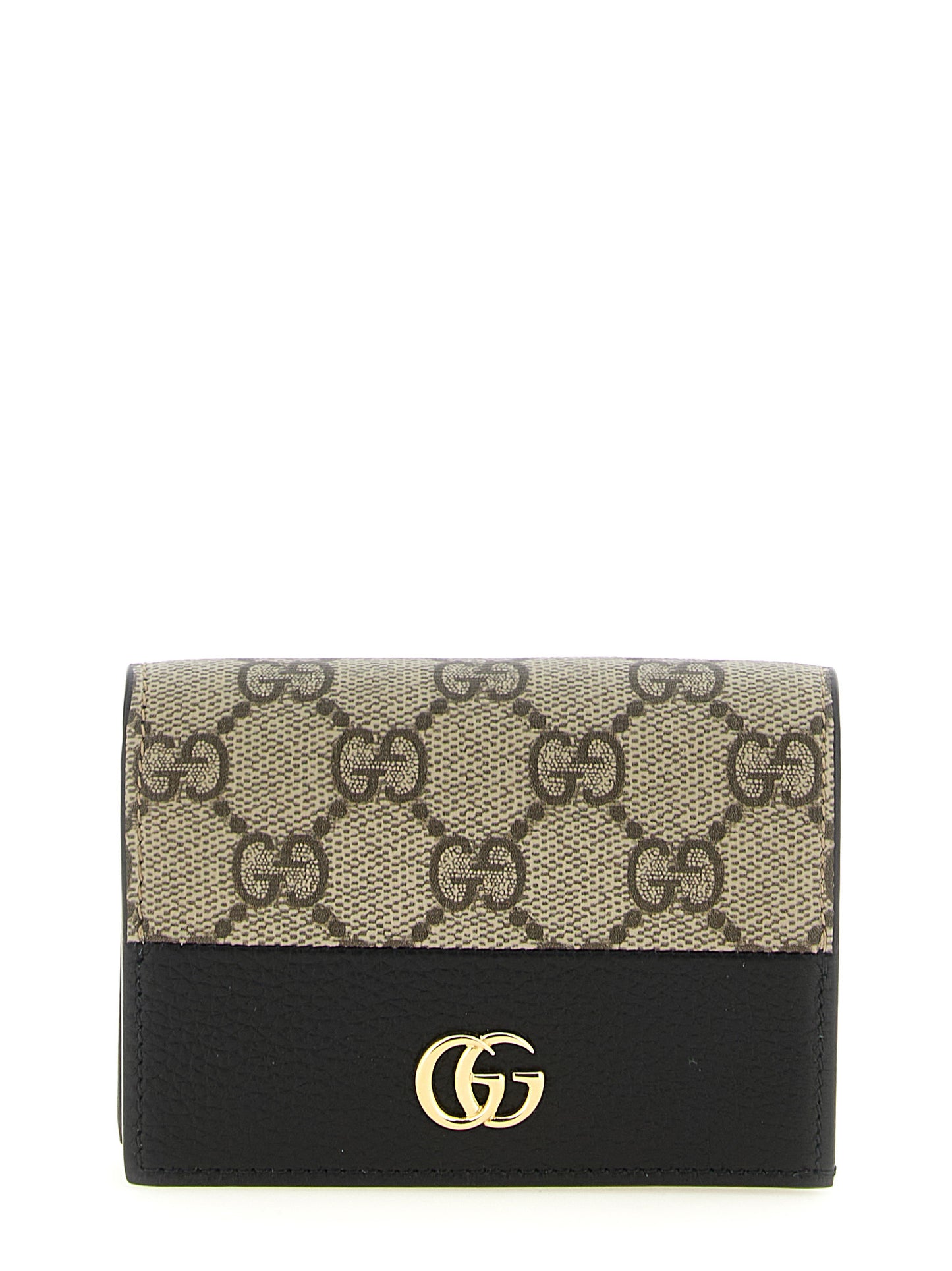 Gucci Multicolor Calfskin Cardholder - GG Marmont Mini Wallet
