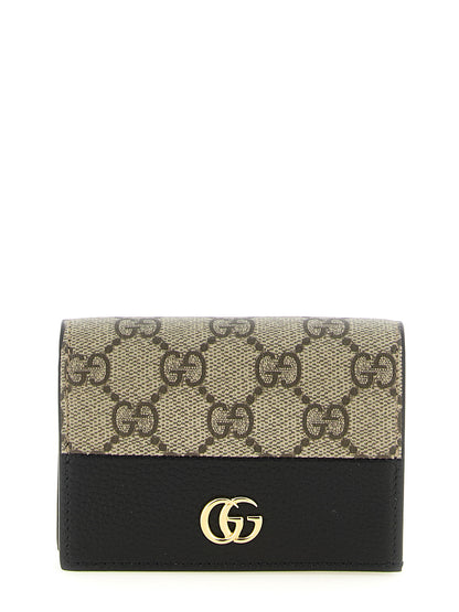 Gucci Multicolor Calfskin Cardholder - GG Marmont Mini Wallet