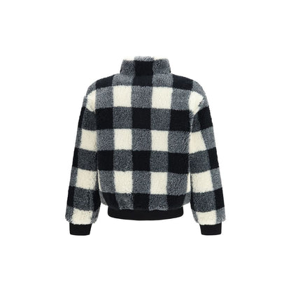Givenchy Checked Wool-Blend Teddy Jacket in Grey, Size L