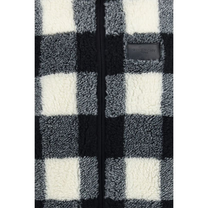 Givenchy Checked Wool-Blend Teddy Jacket in Grey, Size L