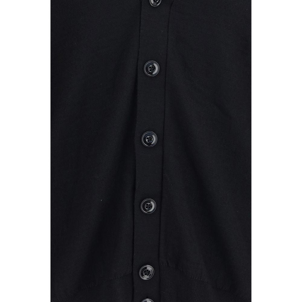 Lemaire Black Wool Oves Aries Cardigan - Men's Size L