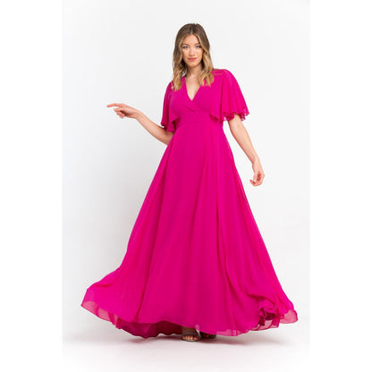 Trussardi Fuschia Pink Maxi Dress