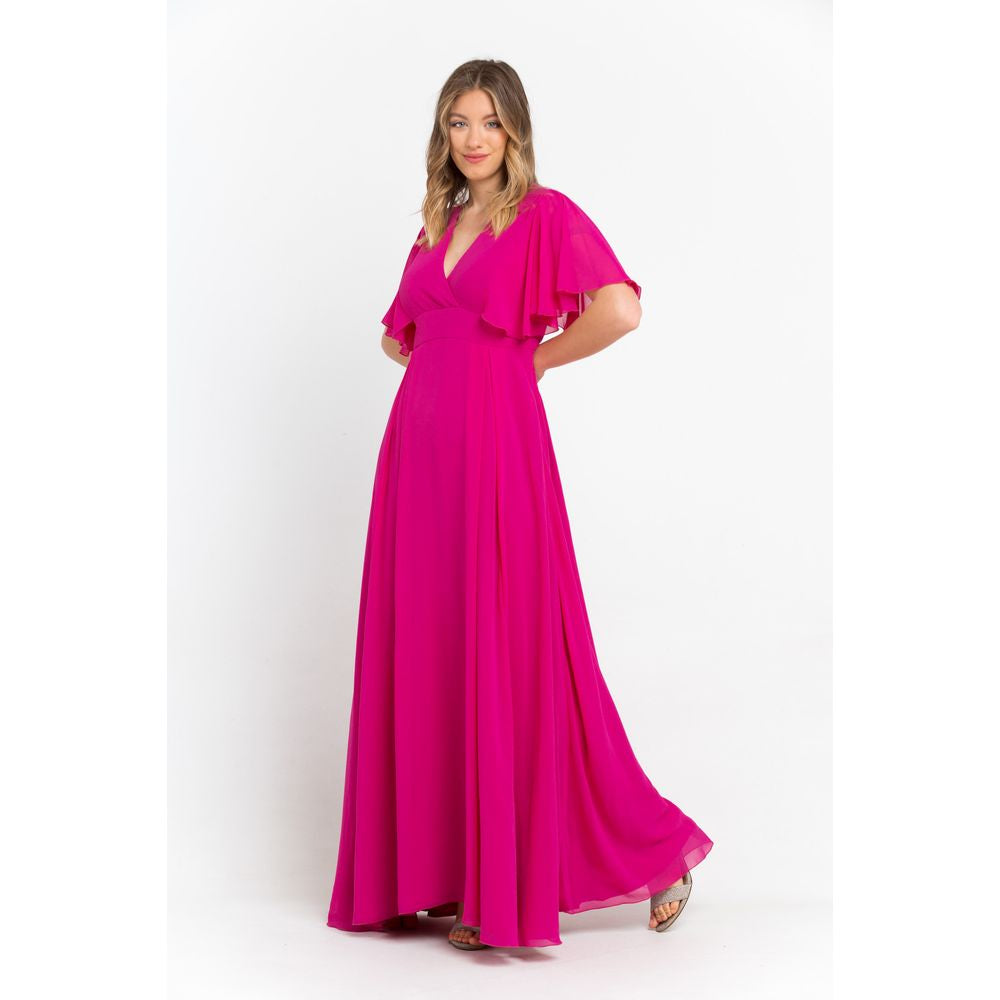 Trussardi Fuschia Pink Maxi Dress