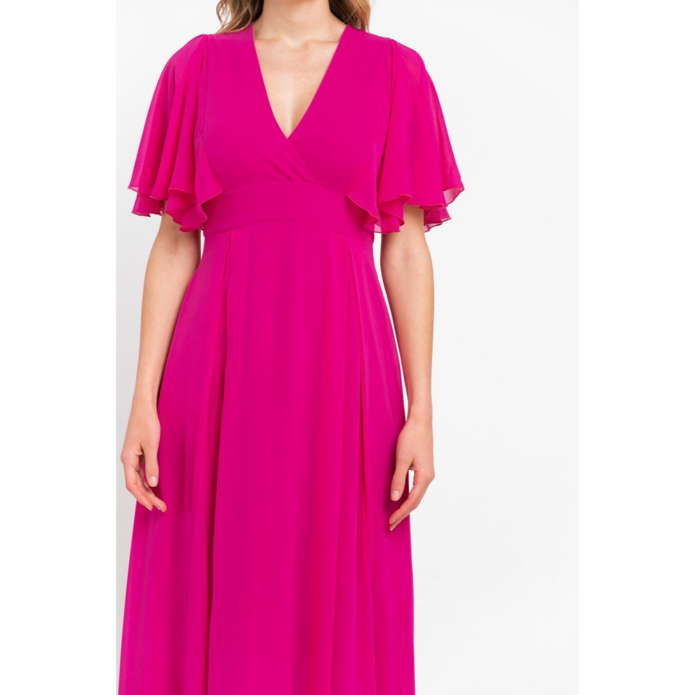 Trussardi Fuschia Pink Maxi Dress