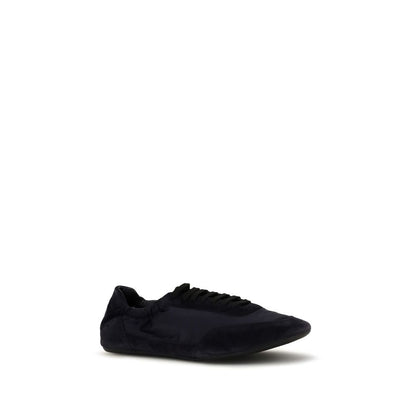 Prada Collapse Sneakers in Re-Nylon and Suede - Blue Athletic Sneakers