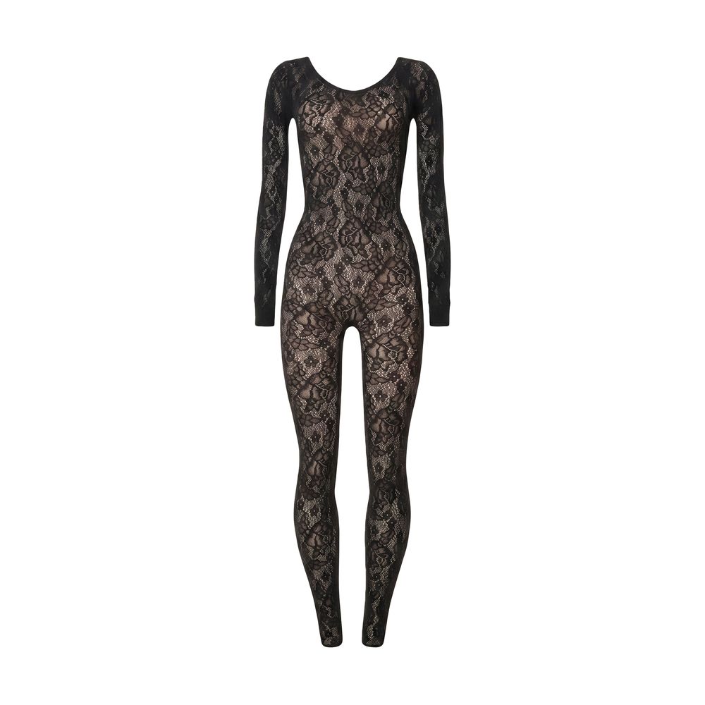 Wolford Infinite Rose Jumpsuit Black M