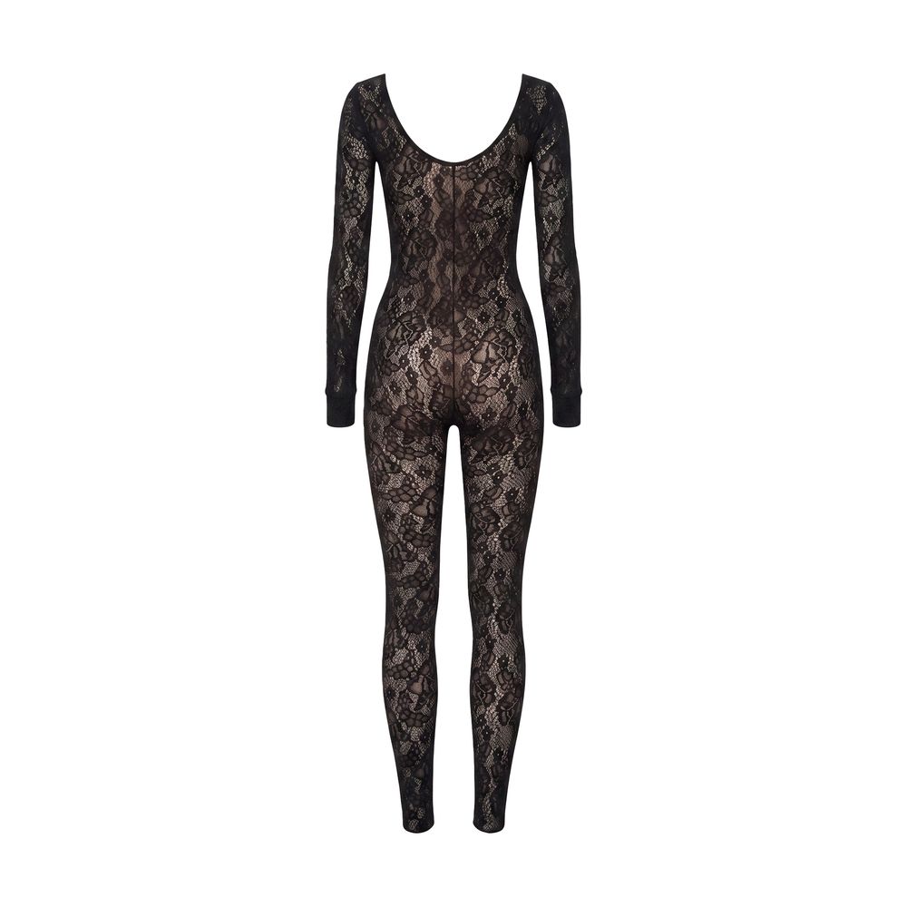Wolford Infinite Rose Jumpsuit Black M