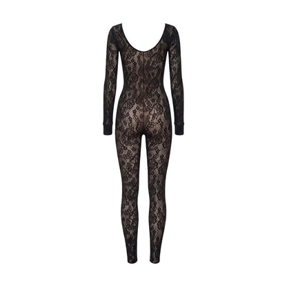 Wolford Infinite Rose Jumpsuit Black M