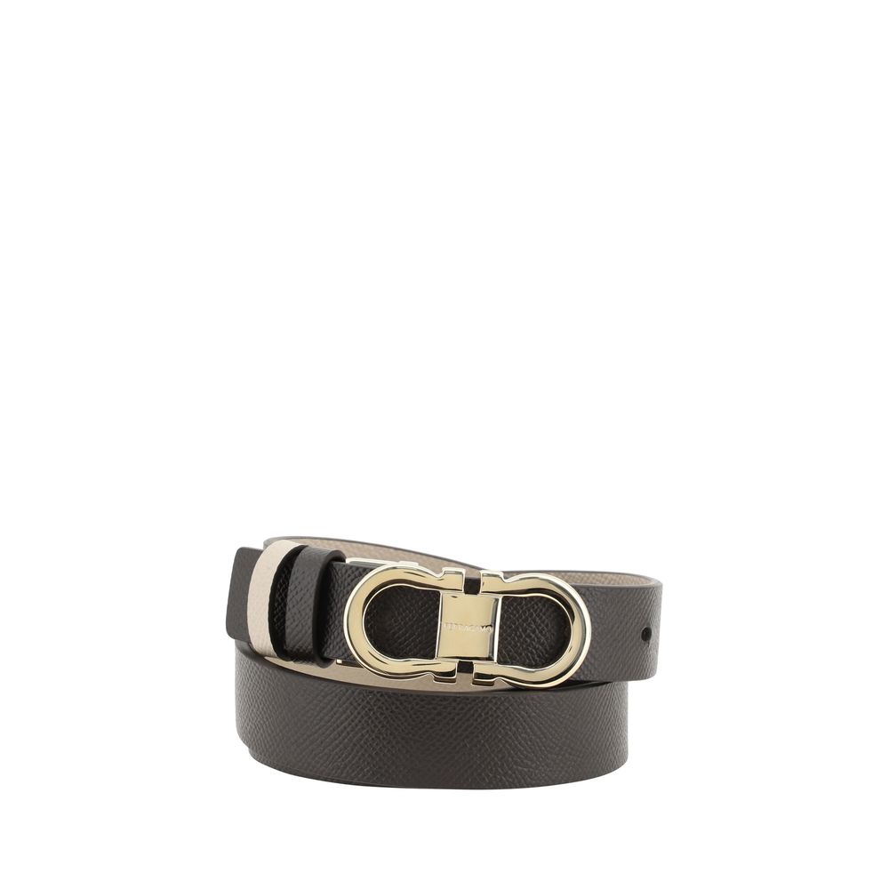 Ferragamo Brown Calf Leather Bos Taurus Regular Belt 75 cm / 30 Inches