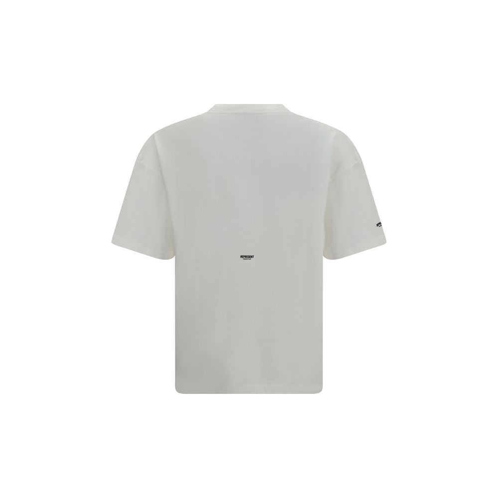 Micro Owners Club T-shirt by Represent in White, Oversize Fit, 100% Cotton