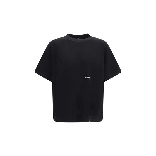Black Cotton T-Shirt by Represent - Micro Owners Club - Oversize Fit - 100% Cotton