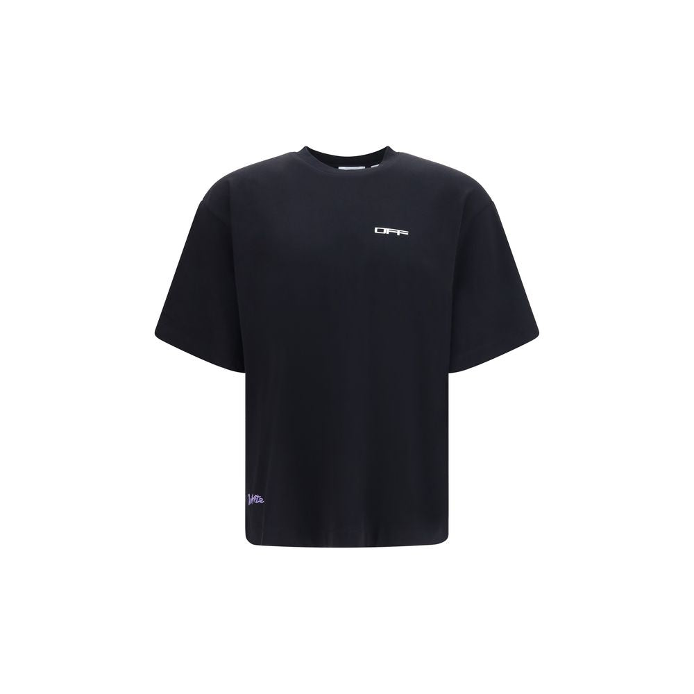Off-White Black Cotton Archigeography Arrow Skate T-shirt