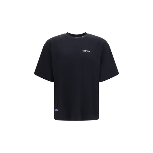 Off-White Black Cotton Archigeography Arrow Skate T-shirt