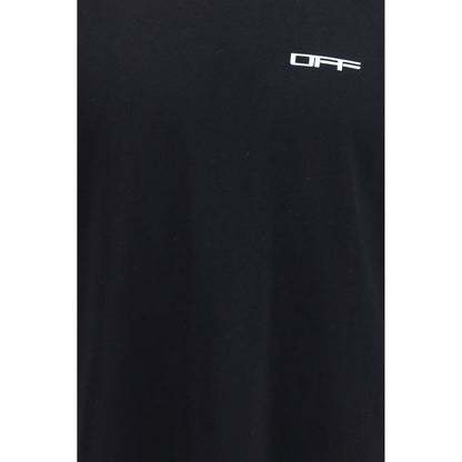 Off-White Black Cotton Archigeography Arrow Skate T-shirt