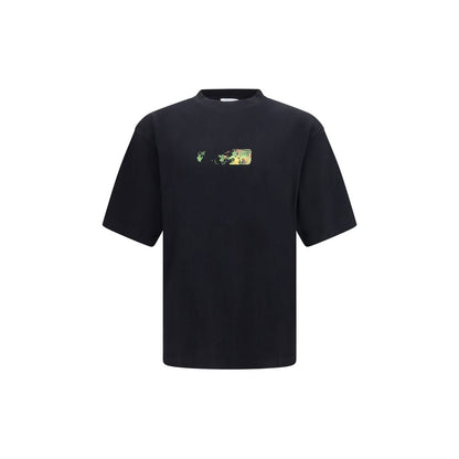 Off-White Black Cotton Sportswear - The Spices Arrow Skate T-shirt