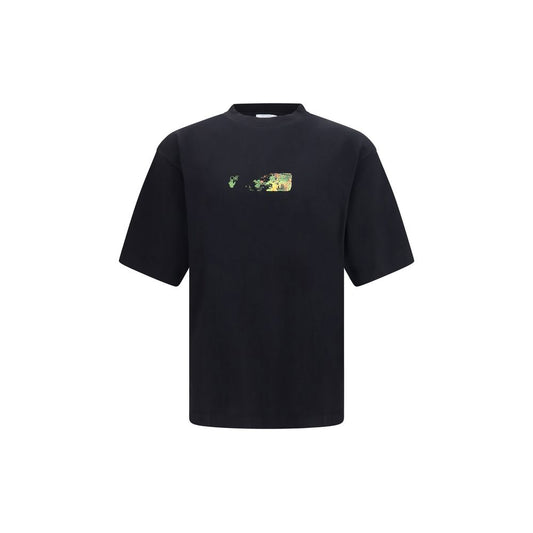 Off-White Black Cotton Sportswear - The Spices Arrow Skate T-shirt