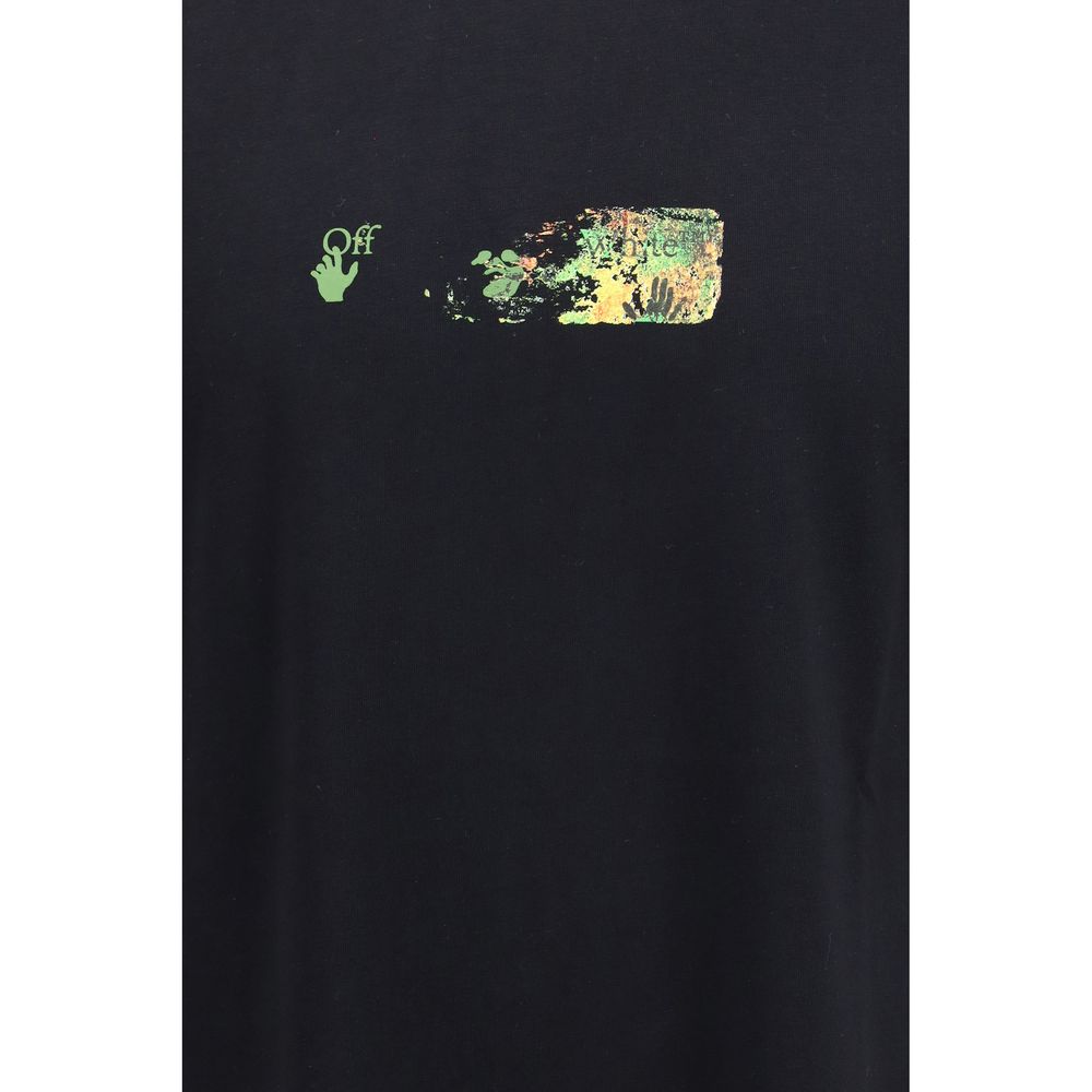 Off-White Black Cotton Sportswear - The Spices Arrow Skate T-shirt