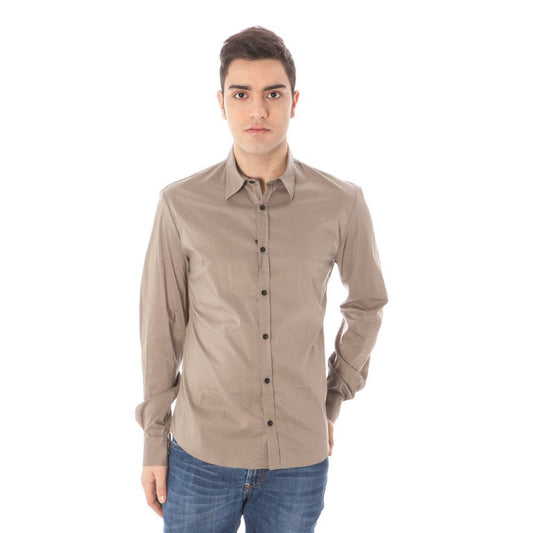 Costume National Green Cotton Men Shirt IT54 | XXL
