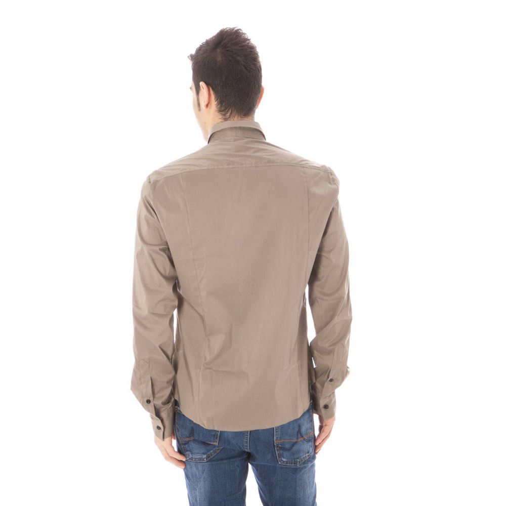 Costume National Green Cotton Men Shirt IT54 | XXL