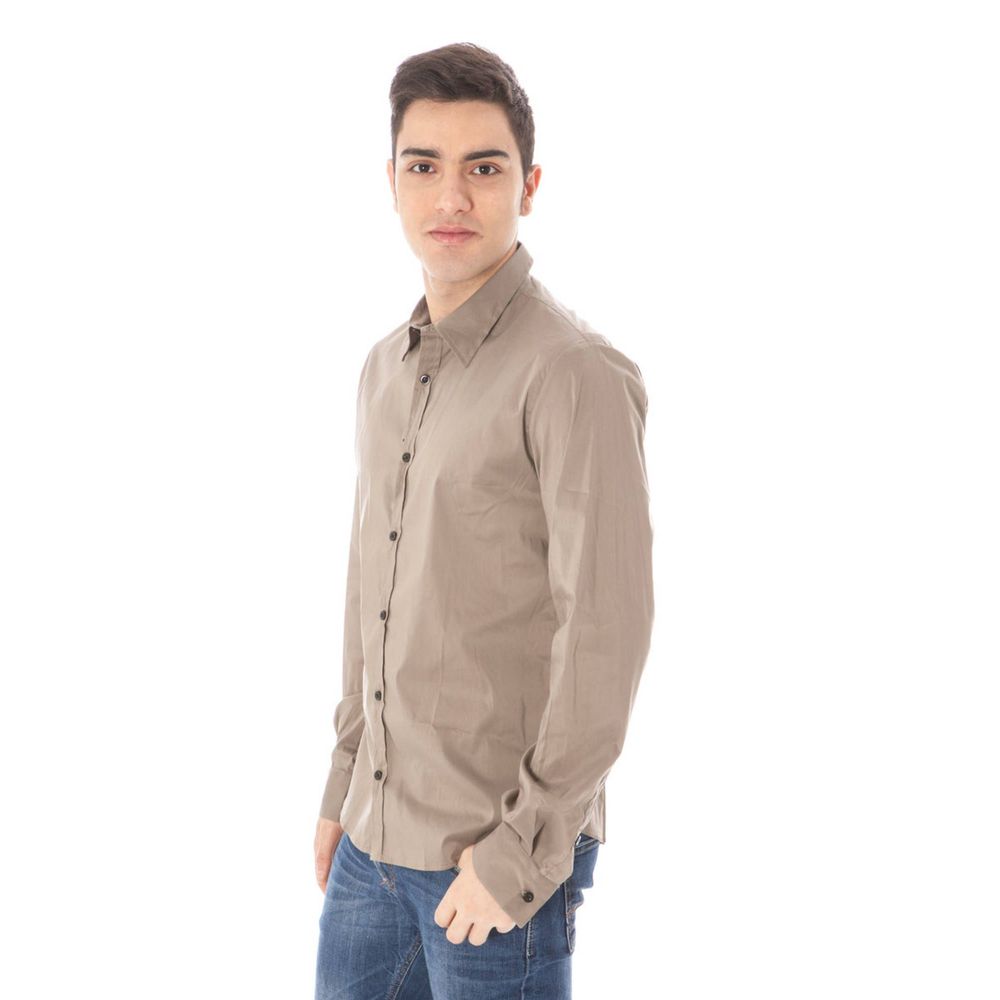 Costume National Green Cotton Men Shirt IT54 | XXL