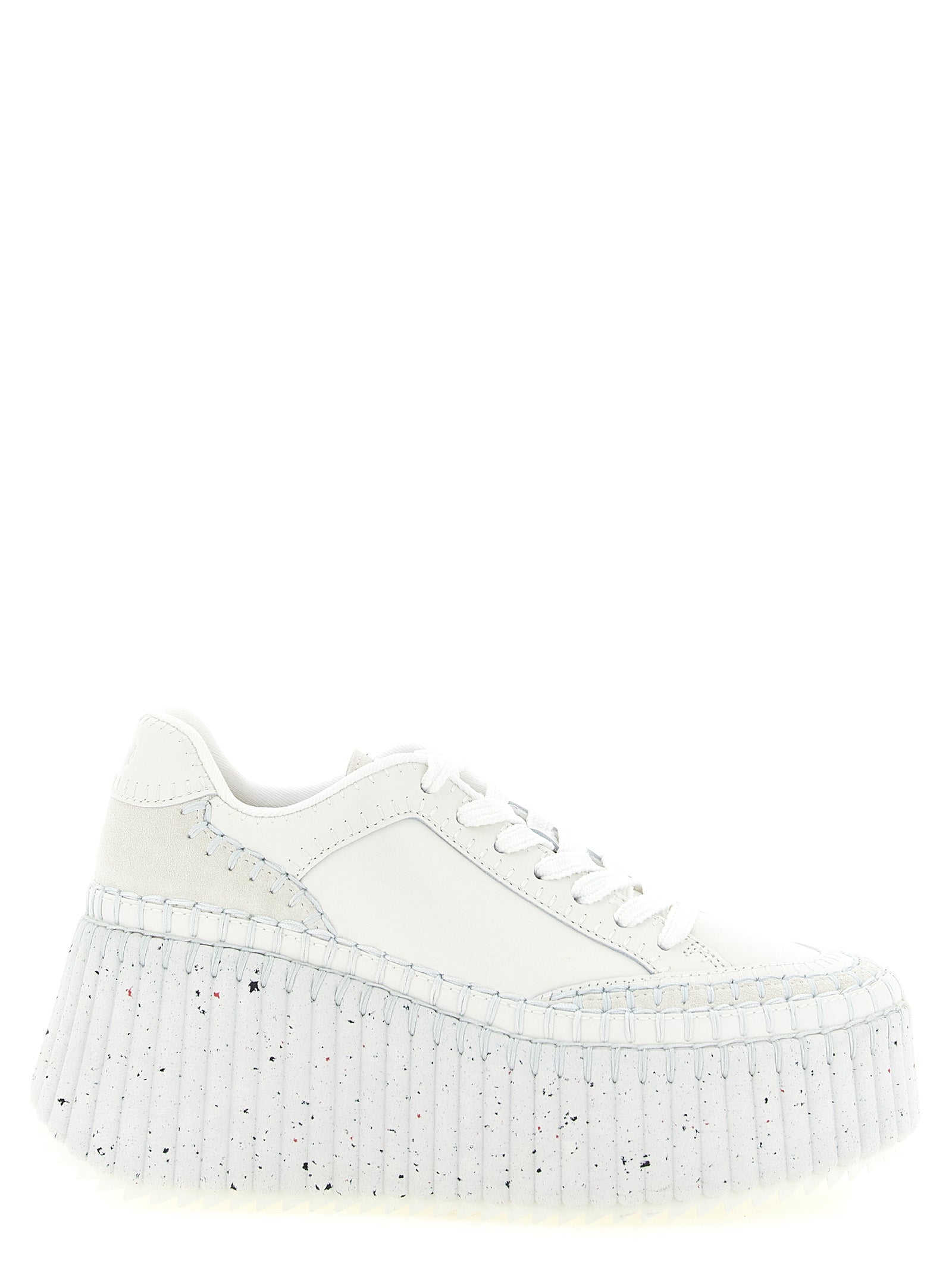 Chloé White Wedge Runners