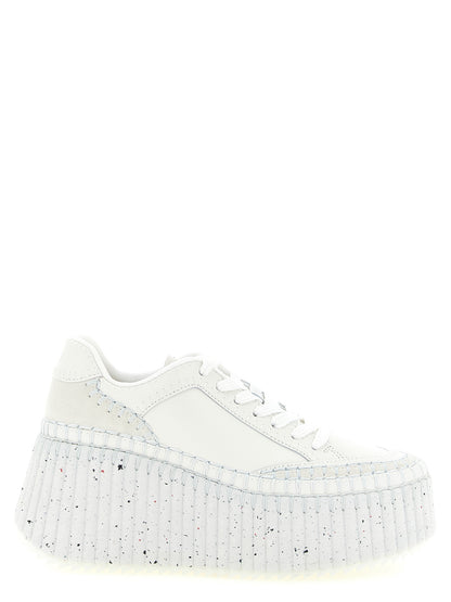 Chloé White Wedge Runners